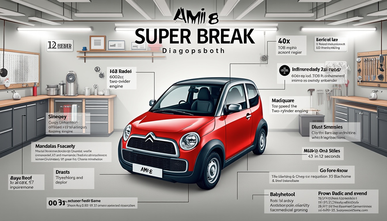 découvrez les caractéristiques essentielles de l’ami 8 super citroën break, une voiture emblématique alliant praticité, style rétro et performance, idéale pour les amateurs de véhicules anciens français. plongez dans ses atouts incontournables !